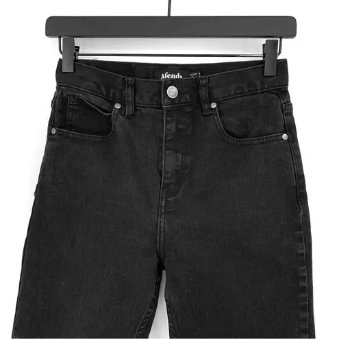 AFENDS High Rise Skinny Jean Washed Black 4 Size 24