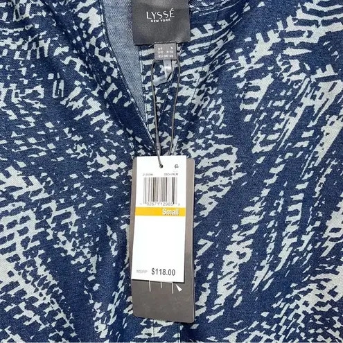 Lysse Lyssé Aruba Printed Button-Down Short Sleeve Shirt, Size S New w/Tag $118