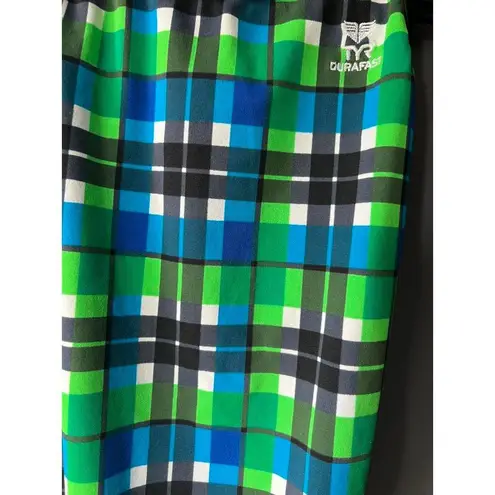 TYR Durafast Green Plaid Swimwear size 32