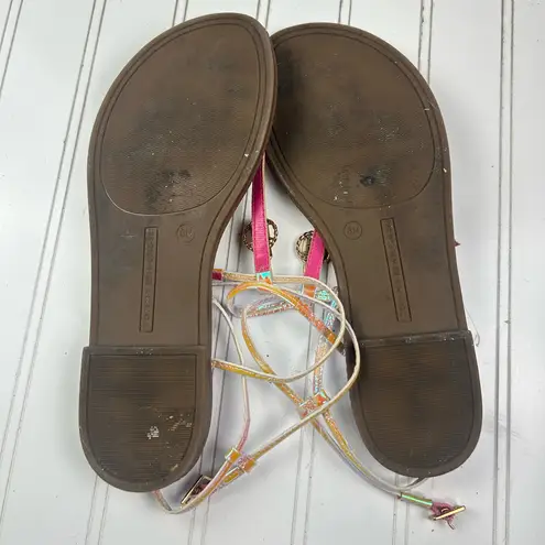 Tommy Hilfiger  Women’s Iridescent Strappy Sandals Size 8.5