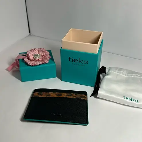 Tieks  Card Case - Leopard