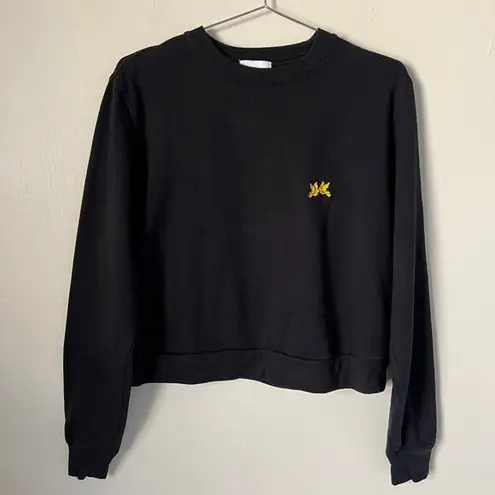 SUB_URBAN RIOT Sub Urban Riot x Erin&Sara Black Crewneck Sweatshirt Size XS
