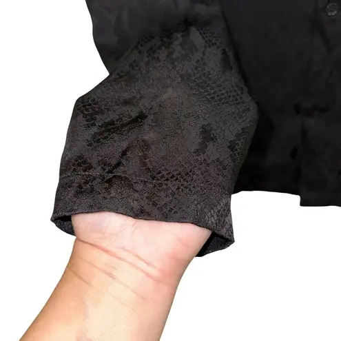 The Kooples  Patch Pocket Snakeskin Button Down Blouse