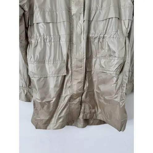 NWT Anatomie Ramona Windbreaker Jacket Champagne Size Small Tan