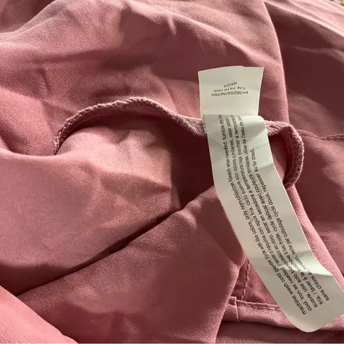 Eloquii  Dusty Rose Long Sleeve Wrap Dress