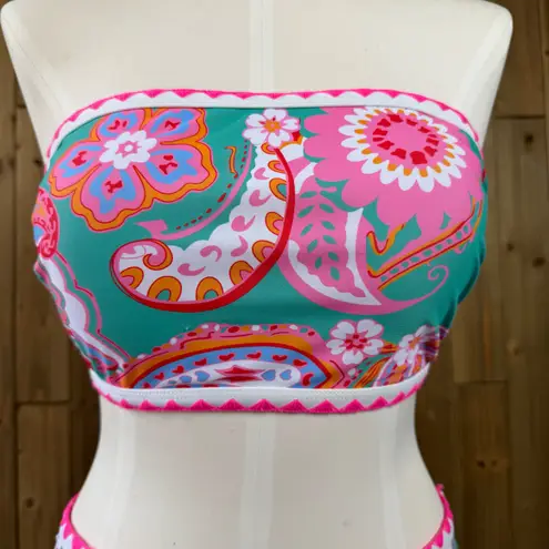 Boutique floral multicolor bikini