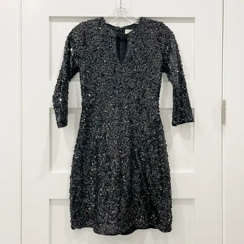 Abercrombie & Fitch Black Sequined Dress