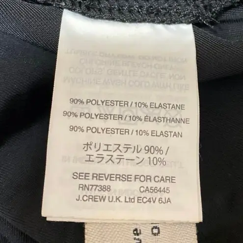 Madewell  Women's Black Velvet Velour Mock Neck Short Sleeve Sweater Top Size L