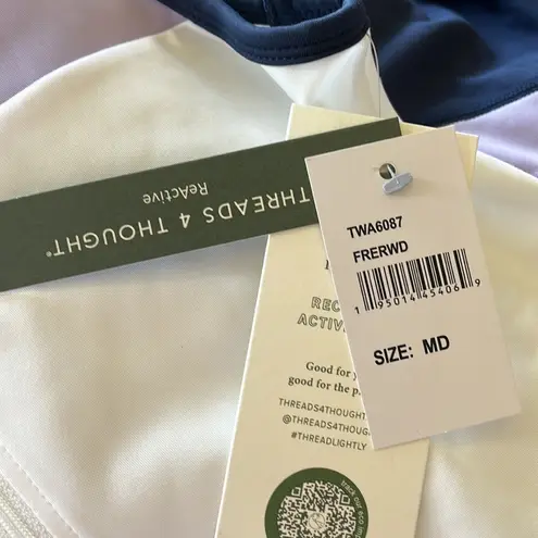 Threads 4 Thought NWT Re Active Bella Romper Dress Fresia / Raw Denim