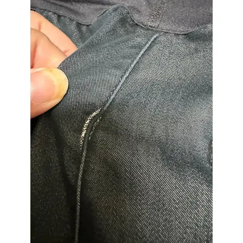 Liz Lange 5/$35 Maternity Womens Shorts Sz L Dark Blue Chambray Soft Lightweight