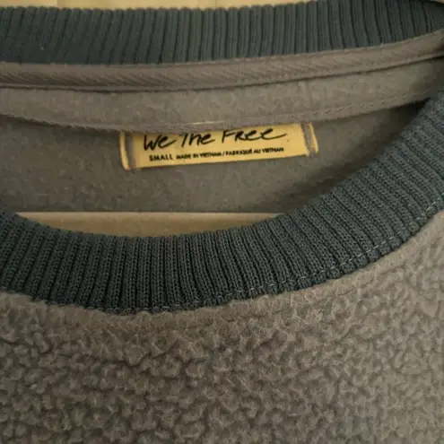 Free People  Fuzzy Crewneck