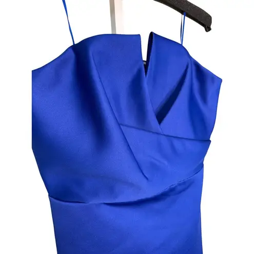 Jay Godfrey NWT Darcy Strapless Gown in Cobalt Size 14 Blue