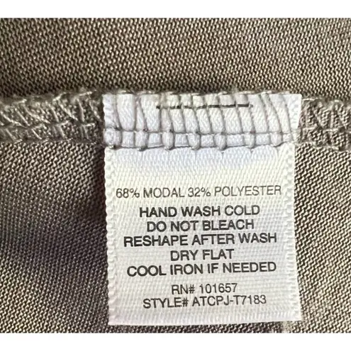 Tresics Luxe Womens Tank Top Shark tooth raw hem, Size Small