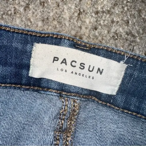 PacSun  Distressed Super Stretch Shortie Jean Shorts!