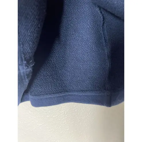 Derek Lam 10 Crosby Fleece Peplum Style Tank Top Womens Sz 0 Career Professional Blue