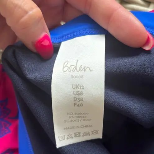 Boden Positano Halter Tankini Bikini‎ 8 vacation resort travel Pink