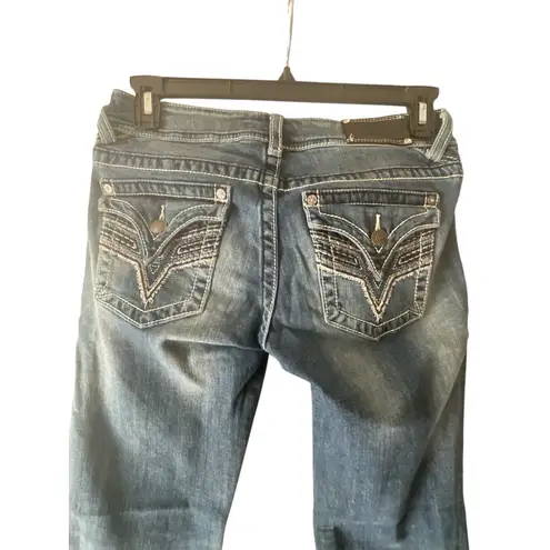 Vigoss  The New York Bootcut Jeans Women’s 28x33 Embellished Fits 30x30