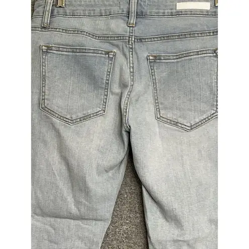 Cello  Jeans Womens 5 Blue Distressed‎ Light Wash Boyfriend