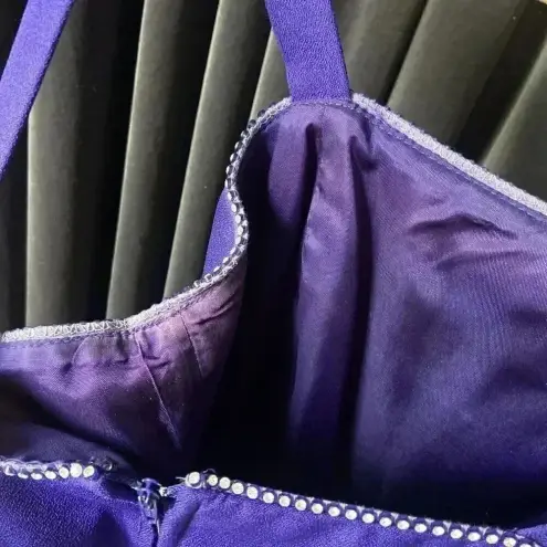 Alex Evenings ROYAL BLUE MOTHER OF THE BRIDE DRESS AND JACKET WITH JEWELS 10P