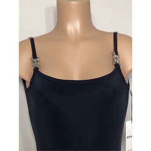New. Beth Richards black chain swimsuit. Retails $260. Black Size M