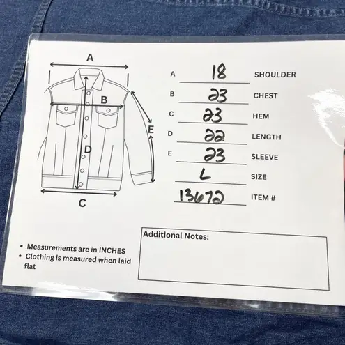 Fresh Produce Women Denim Jean Jacket Large Stretch Rhinestone Classic Heritage