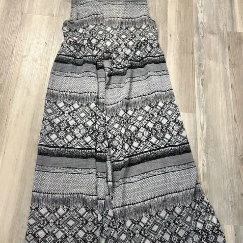 Truth Black and Gray Patterned Vest Size M