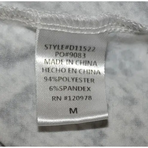 Entro Long Maxi Dress Gray Snakeskin Size M Sleeveless Casual Lounge Summer Beach