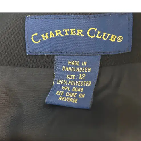 Charter Club Womans Skirt Suit Size 10 12 Blazer Wrap Skirt Career Executive