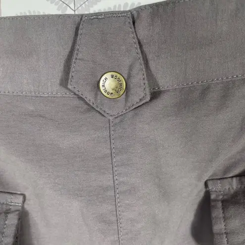 Woolrich Women's Outdoor Utility Skirt Size 12 Gray Cargo Pockets Hiking Trail