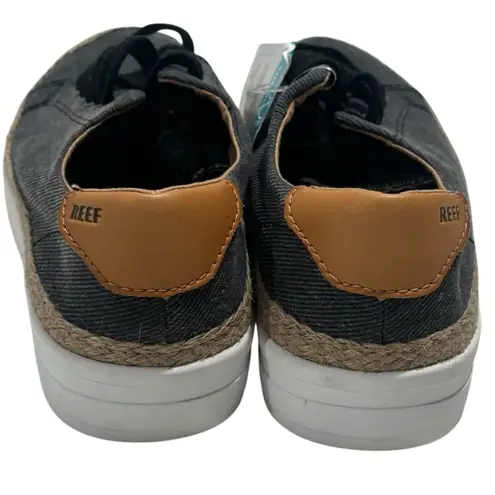 REEF Cushion sunset Black and Tan Casual sneakers NEW Size 6 Shoes