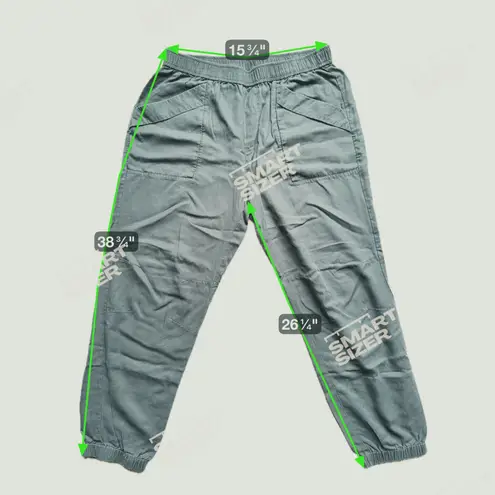 Vuori Women’s Trestles Twill Jogger Pants Large Kale Green Linen Casual Luxury