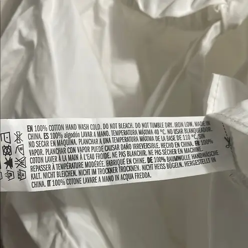 English Factory 💖 NWT White Poplin Crop Top*