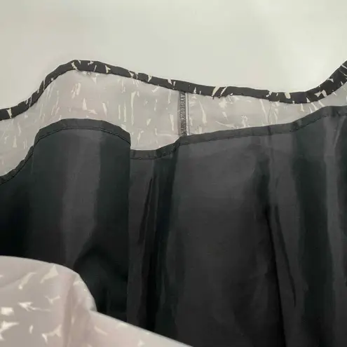 Body by Victoria Modern Minimalist Skirt Womens 6 Black Pockets Lined