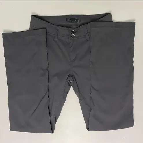 prAna Halle Pant Cargo Convertible Roll Up Stretch Zion Travel Hiking Grey Coal