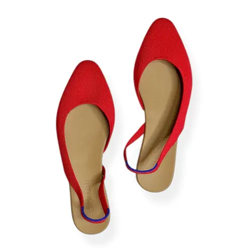 Rothy's NEW ROTHY’S The Almond Slingback, Lollipop Red, 10 (US)