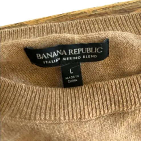 Banana Republic  Extra Fine Italian Merino Wool Sweater