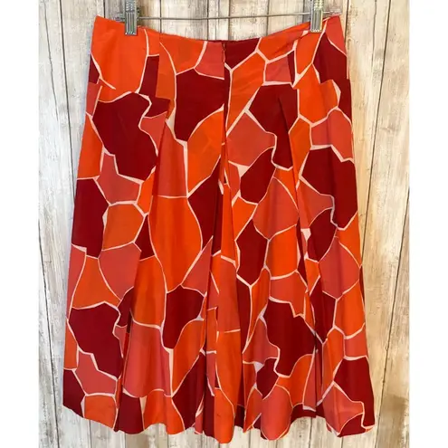 Doncaster Silk Cotton Blend Pleated Skirt Size 4 NWT