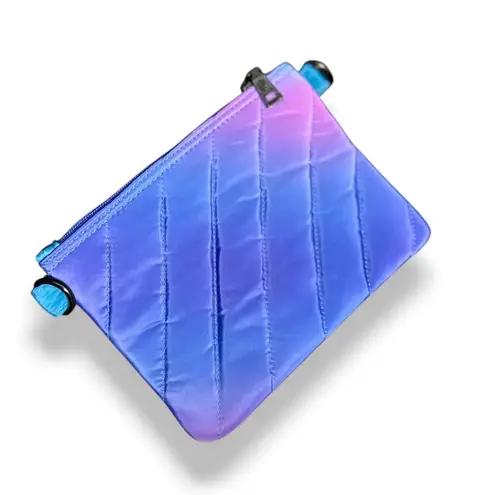 New Think Royln Bank Street XL Crossbody Bag Blue Lagoon Ombre Quilted RFID