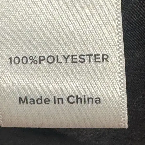 Evereve Cloth & Stone Silver Metallic Button Shirt M Cyber Y2K Disco Glam Foil