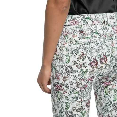 L'Agence Margot High Rise Skinny Jeans in Hand Drawn Floral Size 25