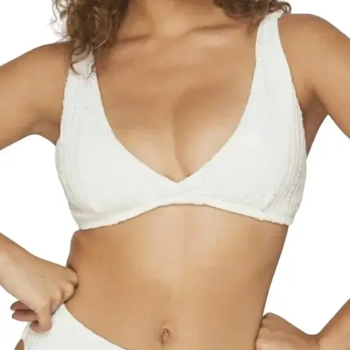 ANDIE Belmar Top Coco Bikini Triangle Swimwear Bathing Suit Twisted Size L New