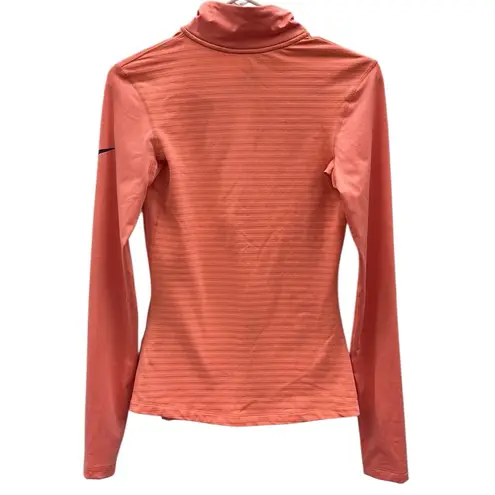 Nike  Dri Fit Athletic Coral Half Zip Multi Textured Pull Over Jacket Womens S
