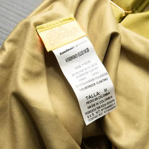 Agua Bendita . New! Ellis Twist Front Plunge One-Piece Swimsuit.