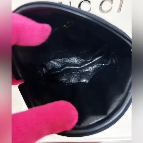 Valentino Garavani Authentic Rare Vintage Mini V Logo Cosmetic Bag / Pouch