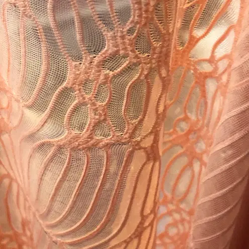 Christian Caliendo Med Mini Dress w/Bell Sleeves Pink