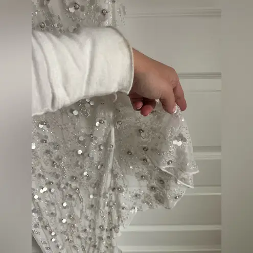 Mac Duggal One Shoulder Floral Embellished Gown- NWT 0