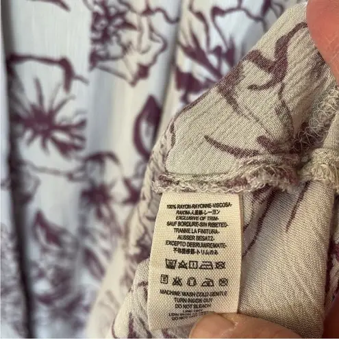 Free People EUC  Snap Out Of It Floral Gauze Mini Dress / Tunic Top Medium