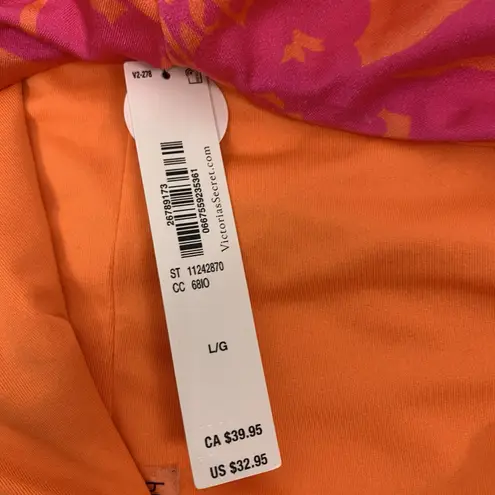 Victoria's Secret Victoria Secret Bikini Bottom Large Red Knotted High Leg Swimwear