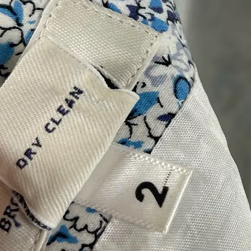 Brooks Brothers Vintage 346 Size 2 Ditsy Floral Square Neck Sheath Dress