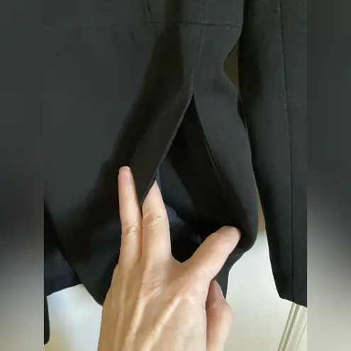 🌞INC International Concepts Black Long Sleeve Lined 2 Button Blazer Jacket #Gr Size 4